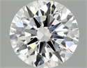 Lab Grown Diamond 2.01 Carats, Round with Excellent Cut, D Color, VVS2 Clarity and Certified by IGI