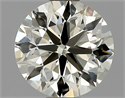 Natural Diamond 0.70 Carats, Round with Very Good Cut, L Color, VVS1 Clarity and Certified by GIA