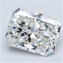 Diamante Natural 3.50 quilates, Radiante , Color G, claridad VS2 y certificado GIA