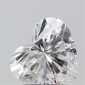 Picture of Natural Diamond 1.51 Carats, Heart with  Cut, E Color, SI2 Clarity and Certified by GIA