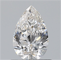 Diamante Natural 0.70 quilates, De pera , Color F, claridad VVS2 y certificado GIA