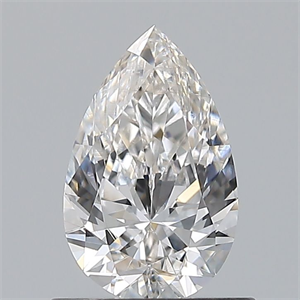 Foto Diamante Natural 0.70 quilates, De pera , Color F, claridad VVS2 y certificado GIA de