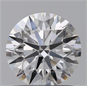 Lab Grown Diamond 1.03 Carats, Round with Ideal Cut, D Color, VVS1 Clarity and Certified by IGI
