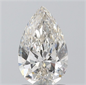 Natural Diamond 1.20 Carats, Pear with  Cut, I Color, VS2 Clarity and Certified by GIA