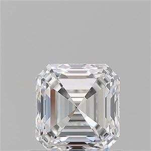 Foto Diamante Natural 1.01 quilates, Asscher , Color F, claridad VVS1 y certificado GIA de