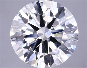 Picture of Lab Grown Diamond 4.71 Carats, Round with Ideal Cut, G Color, VS1 Clarity and Certified by IGI