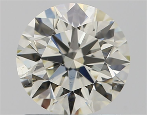 Picture of Natural Diamond 1.23 Carats, Round with Excellent Cut, J Color, SI1 Clarity and Certified by IGI