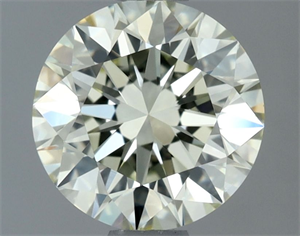 Picture of Natural Diamond 1.00 Carats, Round with Excellent Cut, N Color, VS2 Clarity and Certified by IGI