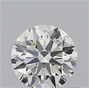 Diamante Natural 0.50 quilates, Redondo , Color J, claridad VVS1 y certificado GIA
