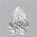 Natural Diamond 0.70 Carats, Pear with  Cut, I Color, VS2 Clarity and Certified by GIA