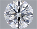 Del inventario de diamantes de laboratorio, 2.06 quilates, Redondo , Color E, claridad VVS1 y certificado IGI
