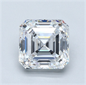 Natural Diamond 3.50 Carats, Asscher with  Cut, D Color, FL Clarity and Certified by GIA