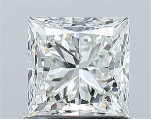 Foto Diamante Natural 1.00 quilates, Princesa , Color F, claridad VVS2 y certificado HRD de