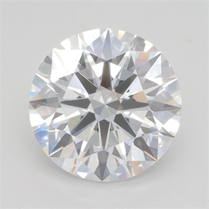 Picture of Lab Grown Diamond 5.52 Carats, Round with Ideal Cut, G Color, IF Clarity and Certified by IGI