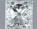 Natural Diamond 1.01 Carats, Princess with  Cut, G Color, VS2 Clarity and Certified by IGI
