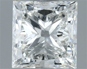 Picture of Natural Diamond 1.01 Carats, Princess with  Cut, G Color, VS2 Clarity and Certified by IGI