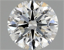Natural Diamond 0.70 Carats, Round with Excellent Cut, G Color, SI1 Clarity and Certified by GIA