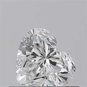 Picture of Natural Diamond 0.50 Carats, Heart with  Cut, F Color, VS1 Clarity and Certified by GIA