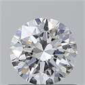 Diamante Natural 0.70 quilates, Redondo , Color E, claridad VS2 y certificado GIA