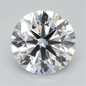 Picture of Lab Grown Diamond 5.01 Carats, Round with Ideal Cut, E Color, VVS2 Clarity and Certified by IGI