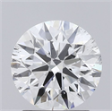 Lab Grown Diamond 1.69 Carats, Round with Ideal Cut, F Color, SI1 Clarity and Certified by IGI