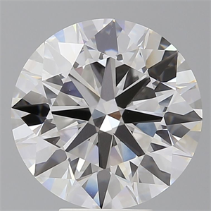 Picture of Lab Grown Diamond 6.55 Carats, Round with Ideal Cut, E Color, VVS2 Clarity and Certified by IGI