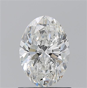 Picture of Natural Diamond 1.01 Carats, Oval with  Cut, F Color, VVS2 Clarity and Certified by GIA