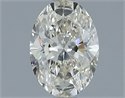 Natural Diamond 1.01 Carats, Oval with  Cut, K Color, VVS2 Clarity and Certified by IGI