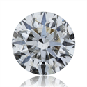 Natural Diamond 0.51 Carats, Round with Very Good Cut, F Color, I1 Clarity and Certified by GIA