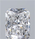 Natural Diamond 0.30 Carats, Radiant with  Cut, E Color, VS1 Clarity and Certified by GIA