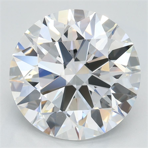 Foto Del inventario de diamantes de laboratorio, 3.00 quilates, Redondo , Color D, claridad IF y certificado IGI de