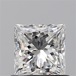 Picture of Natural Diamond 0.71 Carats, Princess with  Cut, H Color, VVS1 Clarity and Certified by GIA