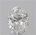 Natural Diamond 1.51 Carats, Oval with  Cut, G Color, SI1 Clarity and Certified by GIA