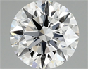 Del inventario de diamantes de laboratorio, 1.58 quilates, Redondo , Color F, claridad VS1 y certificado IGI