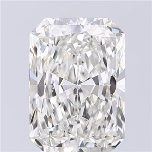 Foto Diamante Natural 3.01 quilates, Radiante , Color H, claridad SI1 y certificado GIA de