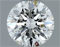 Natural Diamond 0.50 Carats, Round with Excellent Cut, H Color, VS2 Clarity and Certified by GIA