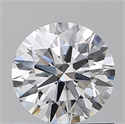 Natural Diamond 0.82 Carats, Round with Excellent Cut, E Color, VVS2 Clarity and Certified by GIA