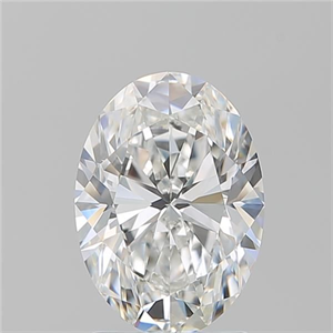 Foto Diamante Natural 2.01 quilates, Ovalado , Color G, claridad VVS1 y certificado GIA de
