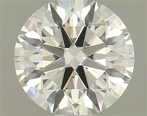Picture of Natural Diamond 0.77 Carats, Round with Excellent Cut, J Color, VVS2 Clarity and Certified by GIA