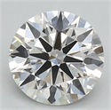 Lab Grown Diamond 1.42 Carats, Round with Ideal Cut, F Color, VS2 Clarity and Certified by IGI