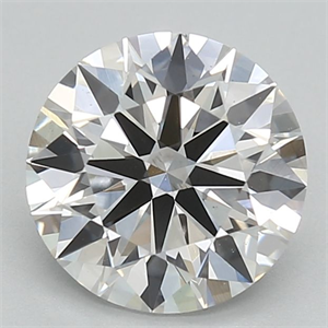 Picture of Lab Grown Diamond 1.42 Carats, Round with Ideal Cut, F Color, VS2 Clarity and Certified by IGI