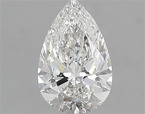 Foto Diamante Natural 0.70 quilates, De pera , Color G, claridad SI1 y certificado GIA de