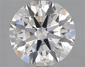 Picture of Lab Grown Diamond 2.94 Carats, Round with Ideal Cut, D Color, VVS1 Clarity and Certified by IGI