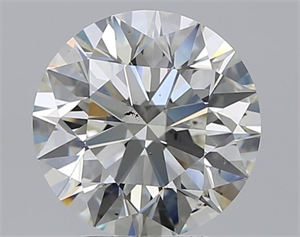 Foto Diamante Natural 3.30 quilates, Redondo , Color J, claridad SI1 y certificado GIA de