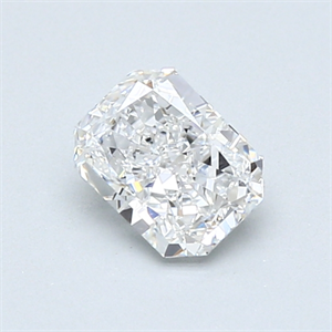 Picture of 0.70 Carats, Radiant Diamond with  Cut, F Color, SI2 Clarity and Certified by GIA
