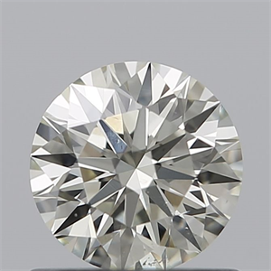 Foto Diamante Natural 0.70 quilates, Redondo , Color N, claridad SI1 y certificado GIA de