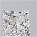 Diamante Natural 0.48 quilates, Princesa , Color E, claridad VS1 y certificado GIA