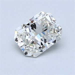 Picture of 0.81 Carats, Radiant Diamond with  Cut, H Color, VS2 Clarity and Certified by GIA