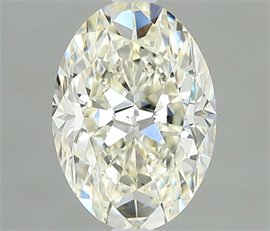 Picture of Natural Diamond 0.68 Carats, Oval with  Cut, J Color, VS1 Clarity and Certified by IGI