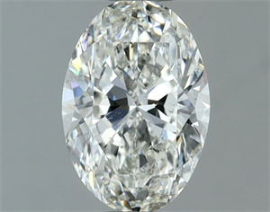 Picture of Natural Diamond 0.90 Carats, Oval with  Cut, H Color, SI1 Clarity and Certified by GIA